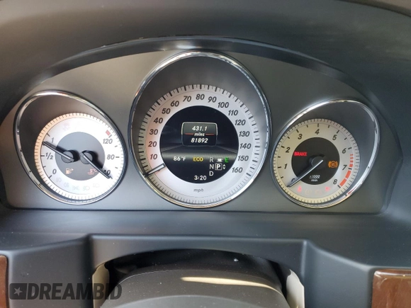 2013 Mercedes-Benz GLK 350 with VIN WDCGG5HB7DG052794, listed as a Copart auction lot 55936625 with 81,892 mi miles and Salvage Title. Bid and sale history available at DreamBid. Image 9.