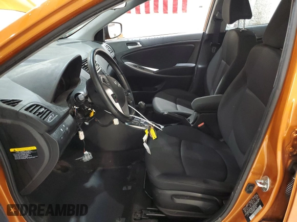 2016 Hyundai Accent Sport with VIN KMHCU5AE0GU244416, listed as a Copart auction lot 81792904 with 54,278 mi miles and Salvage Title. Bid and sale history available at carsss.com. Image 7.