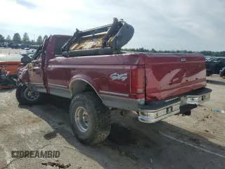 1995 Ford F-150 with VIN 1FTEF14H2SLA80123, listed as a Copart auction lot 72199724 with 0 mi miles and Salvage Title. Bid and sale history available at carsss.com. Image 2.