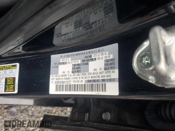 2019 Mazda 3 Premium with VIN 3MZBPAEM5KM103157, listed as a Copart auction lot 66746374 with 73,312 mi miles and Non Repairable. Bid and sale history available at DreamBid. Image 14.