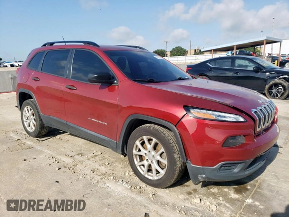 2016 Jeep Cherokee Sport with VIN 1C4PJLAB3GW287953, listed as a Copart auction lot 61077905 with 99,681 mi miles and Salvage title. Bid and sale history available at DreamBid. Image 4.