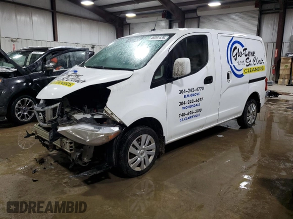 2015 Nissan NV200 SV with VIN 3N6CM0KN3FK720045, listed as a Copart auction lot 46091125 with 95,099 mi miles and Salvage Title. Bid and sale history available at carsss.com. Image 1.