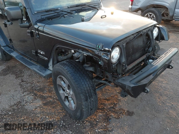 2018 Jeep Wrangler JK Unlimited Sahara with VIN 1C4HJWEG0JL810480, listed as a IAAI auction lot 41260609 with 69,776 mi miles. Bid and sale history available at carsss.com. Image 6.