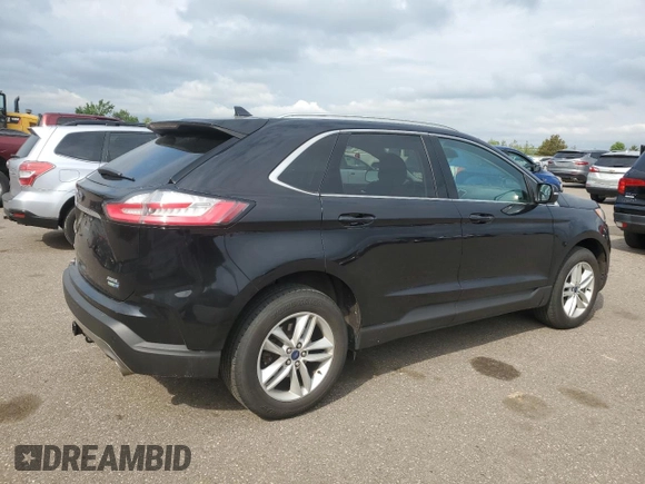 2019 Ford Edge SEL with VIN 2FMPK4J93KBC26513, listed as a Copart auction lot 59301295 with 58,364 mi miles and Salvage title. Bid and sale history available at DreamBid. Image 3.