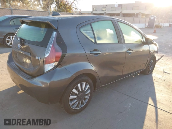 2015 Toyota Prius One with VIN JTDKDTB3XF1581029, listed as a IAAI auction lot 41335950 with 205,490 mi miles and . Bid and sale history available at carsss.com. Image 4.