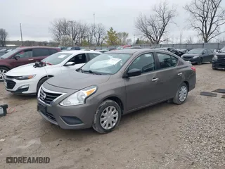 2017 Nissan Versa Sedan SV with VIN 3N1CN7AP5HK442878, listed as a IAAI auction lot 41911712 with 121,013 mi miles. Bid and sale history available at carsss.com. Image 2.