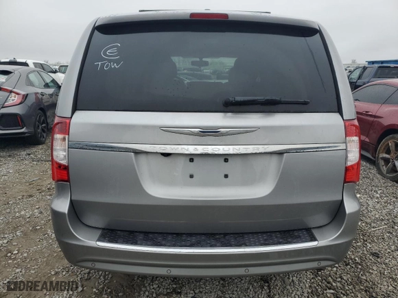 2016 Chrysler Town & Country Touring-L Anniversary Edition with VIN 2C4RC1CG9GR305008, listed as a Copart auction lot 42935715 with 134,247 mi miles and Salvage Title. Bid and sale history available at carsss.com. Image 6.