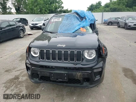 2020 Jeep Renegade Sport z VIN ZACNJBAB5LPL14771, wystawiony jako Copart lot #60727465 z przebiegiem Nie podano mil oraz Szkoda całkowita • Salvage title. Historia ofert i sprzedaży dostępna na DreamBid. Obrazek 12.