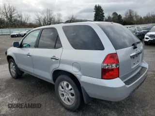 2003 Acura MDX Touring Pkg with VIN 2HNYD18603H554154, listed as a Copart auction lot 83293384 with 95,240 mi miles and Salvage Title. Bid and sale history available at carsss.com. Image 2.