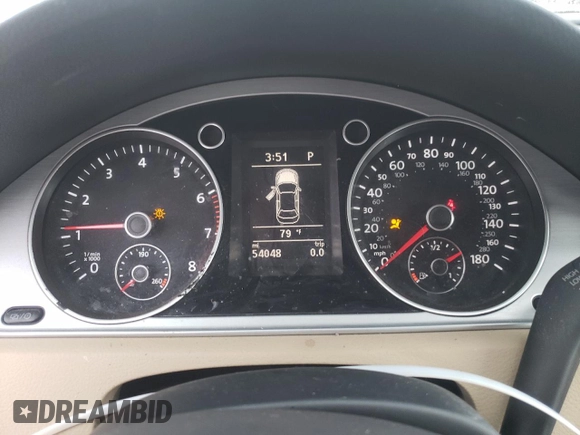 2015 Volkswagen CC R-Line with VIN WVWBN7AN0FE808583, listed as a Copart auction lot 67221683 with 54,048 mi miles. Bid and sale history available at carsss.com. Image 9.