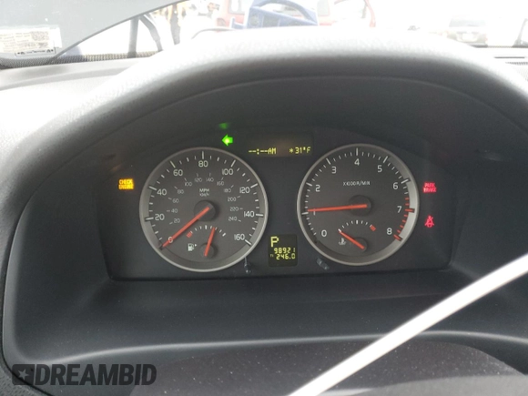 2006 Volvo S40 2.4L with VIN YV1MS382662173239, listed as a Copart auction lot 86269214 with 98,921 mi miles and Salvage Title. Bid and sale history available at carsss.com. Image 9.
