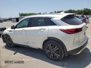 2021 Infiniti QX50 Luxe z VIN 3PCAJ5BA1MF120269, wystawiony jako Copart lot #58156515 z przebiegiem 65 464 mil mil oraz Szkoda całkowita • Salvage title. Historia ofert i sprzedaży dostępna na DreamBid. Obrazek 2.