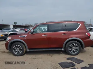 2018 Nissan Armada SL with VIN JN8AY2ND2J9051196, listed as a IAAI auction lot 41689147 with 184,547 mi miles and . Bid and sale history available at DreamBid. Image 15.
