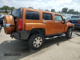 2007 Hummer H3 SUV with VIN 5GTDN13E778243518, listed as a Copart auction lot 66034654 with 152,016 mi miles and Salvage Title. Bid and sale history available at carsss.com. Image 3.