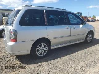 2006 Mazda MPV LX z VIN JM3LW28A060563098, wystawiony jako Copart lot #81003254 z przebiegiem 121 191 mil mil oraz Czysty tytuł • Clean title. Historia ofert i sprzedaży dostępna na DreamBid. Obrazek 3.
