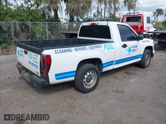 2012 Chevrolet Colorado Work Truck with VIN 1GCCSBF91C8132442, listed as a IAAI auction lot 41636772 with 168,761 mi miles. Bid and sale history available at carsss.com. Image 4.