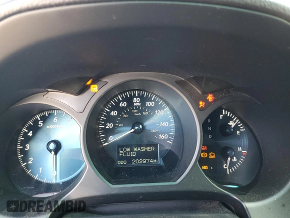 2008 Lexus GS 350 with VIN JTHBE96SX80039745, listed as a Copart auction lot 46442225 with 202,974 mi miles and Salvage Title. Bid and sale history available at carsss.com. Image 9.