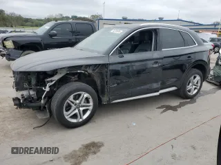 2019 Audi Q5 Premium with VIN WA1ANAFY6K2125353, listed as a Copart auction lot 44098445 with 103,860 mi miles and Salvage title. Bid and sale history available at DreamBid. Image 1.