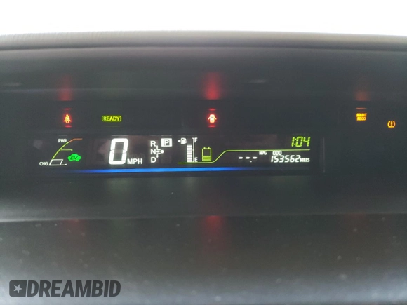 2014 Toyota Prius Two with VIN JTDZN3EU5E3320555, listed as a Copart auction lot 63342755 with 153,562 mi miles and Salvage title. Bid and sale history available at DreamBid. Image 9.
