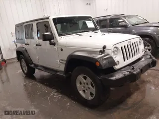 2016 Jeep Wrangler Unlimited Sport with VIN 1C4BJWDG1GL153883, listed as a IAAI auction lot 41859148 with 102,142 mi miles. Bid and sale history available at carsss.com. Image 1.