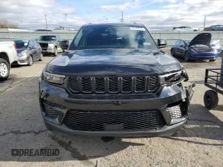 2023 Jeep Grand Cherokee Altitude z VIN 1C4RJHAG7PC529579, wystawiony jako Copart lot #85382064 z przebiegiem 23 550 mil mil oraz Szkoda całkowita • Salvage title. Historia ofert i sprzedaży dostępna na DreamBid. Obrazek 5.