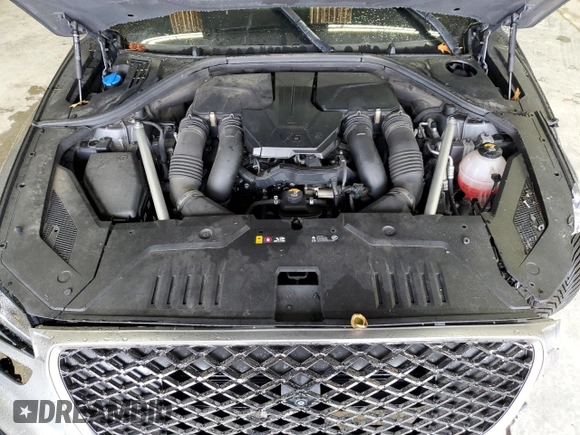 2022 Genesis GV70 Sport with VIN KMUMCDTC3NU012338, listed as a Copart auction lot 42691625 with 67,161 mi miles and Salvage title. Bid and sale history available at DreamBid. Image 12.