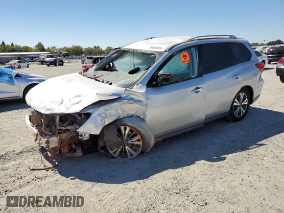 2018 Nissan Pathfinder Platinum with VIN 5N1DR2MM7JC642064, listed as a Copart auction lot 64602024 with Not provided miles and Salvage title. Bid and sale history available at DreamBid. Image 1.