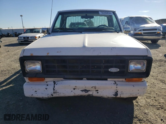 1987 Ford Ranger with VIN 1FTCR10TXHUC93820, listed as a Copart auction lot 79346834 with 30,510 mi miles and Clean Title. Bid and sale history available at DreamBid. Image 5.