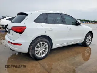 2015 Audi Q5 Premium Plus with VIN WA1LFAFP8FA059574, listed as a Copart auction lot 60562265 with 104,340 mi miles and Salvage title. Bid and sale history available at DreamBid. Image 3.