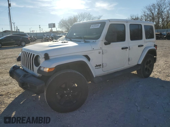 2019 Jeep Wrangler Unlimited Sahara with VIN 1C4HJXEGXKW651960, listed as a Copart auction lot 84255444 with 61,982 mi miles and Salvage title. Bid and sale history available at DreamBid. Image 1.