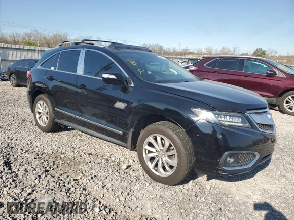 2016 Acura RDX Technology with VIN 5J8TB3H51GL016761, listed as a Copart auction lot 49624725 with 63,161 mi miles and Salvage Title. Bid and sale history available at DreamBid. Image 4.
