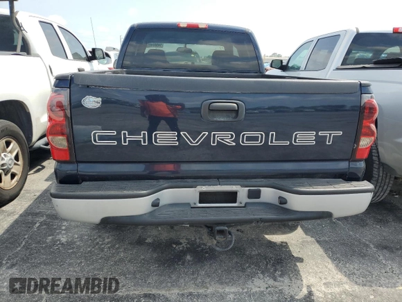 2005 Chevrolet Silverado 1500 LS with VIN 2GCEC19V351362384, listed as a Copart auction lot 54564485 with 78,349 mi miles and Salvage Title. Bid and sale history available at DreamBid. Image 6.