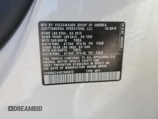 2019 Volkswagen Atlas SE with VIN 1V2DR2CA0KC506970, listed as a Copart auction lot 43839485 with 137,618 mi miles and Clean title. Bid and sale history available at DreamBid. Image 15.