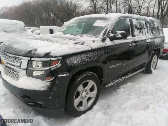 2016 Chevrolet Suburban LT with VIN 1GNSKHKC8GR420322, listed as a IAAI auction lot 41293166 with 131,048 mi miles. Bid and sale history available at carsss.com. Image 2.