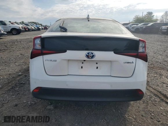 2022 Toyota Prius L Eco with VIN JTDKAMFU4N3164249, listed as a Copart auction lot 47899625 with 75,692 mi miles and Salvage Title. Bid and sale history available at carsss.com. Image 6.