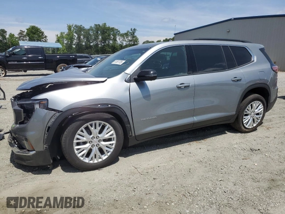 2024 GMC Acadia AWD Elevation z VIN 1GKENNKS2RJ212767, wystawiony jako Copart lot #61851705 z przebiegiem 24 129 mil mil oraz Szkoda całkowita • Salvage title. Historia ofert i sprzedaży dostępna na DreamBid. Obrazek 1.