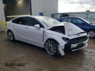 2017 Ford Fusion Titanium with VIN 3FA6P0K99HR393838, listed as a Copart auction lot 46489415 with 54,055 mi miles and Salvage Title. Bid and sale history available at carsss.com. Image 4.