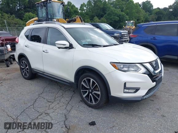 2017 Nissan Rogue SV with VIN 5N1AT2MV5HC812557, listed as a IAAI auction lot 42677622 with 64,686 mi miles and . Bid and sale history available at DreamBid. Image 1.
