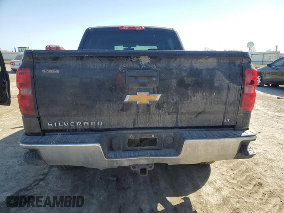 2015 Chevrolet Silverado 1500 LT with VIN 3GCPCRECXFG472109, listed as a Copart auction lot 48809145 with 155,486 mi miles and Salvage Title. Bid and sale history available at DreamBid. Image 6.