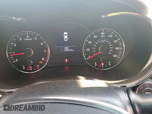 2014 Kia Forte 5-Door SX with VIN KNAFZ5A38E5238711, listed as a Copart auction lot 54375215 with 133,674 mi miles and Clean Title. Bid and sale history available at carsss.com. Image 9.