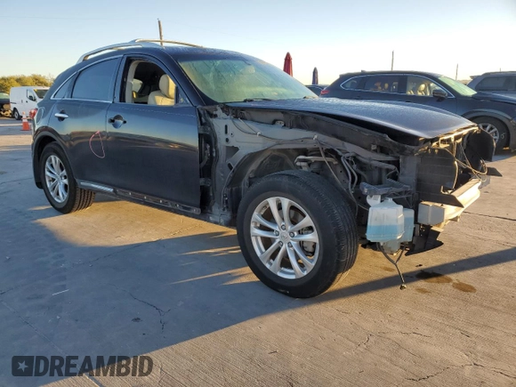 2013 Infiniti FX z VIN JN8CS1MU3DM140055, wystawiony jako Copart lot #80255094 z przebiegiem 153 575 mil mil oraz Szkoda całkowita • Salvage title. Historia ofert i sprzedaży dostępna na DreamBid. Obrazek 4.