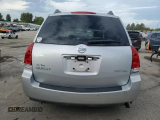 2004 Nissan Quest SE with VIN 5N1BV28U04N337785, listed as a Copart auction lot 71444524 with 0 mi miles and Salvage Title. Bid and sale history available at carsss.com. Image 6.