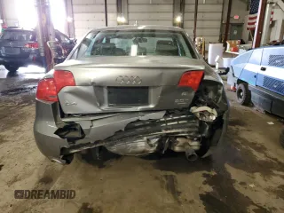 2008 Audi A4 2.0T with VIN WAUDF78E38A066506, listed as a Copart auction lot 46342365 with 185,002 mi miles and Salvage title. Bid and sale history available at DreamBid. Image 6.