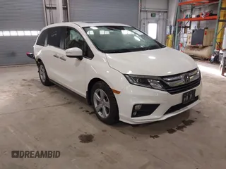 2019 Honda Odyssey EX-L z VIN 5FNRL6H71KB095367, wystawiony jako IAAI lot #41852999 z przebiegiem Nie podano mil oraz . Historia ofert i sprzedaży dostępna na DreamBid. Obrazek 1.