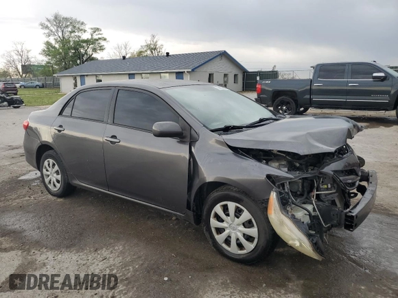 2011 Toyota Corolla L with VIN JTDBU4EE4B9136249, listed as a Copart auction lot 52439665 with 0 mi miles and Salvage Title. Bid and sale history available at carsss.com. Image 4.