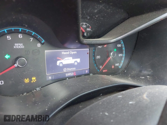 2019 GMC Canyon 4WD SLE with VIN 1GTG6CEN6K1294620, listed as a IAAI auction lot 41717690 with 59,953 mi miles. Bid and sale history available at carsss.com. Image 7.
