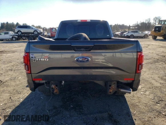 2015 Ford F-150 XLT with VIN 1FTFW1EG5FFB43455, listed as a Copart auction lot 46404195 with 298,332 mi miles and Salvage Title. Bid and sale history available at carsss.com. Image 6.