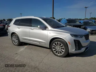 2020 Cadillac XT6 FWD Premium Luxury with VIN 1GYKPCRSXLZ122143, listed as a Copart auction lot 70799484 with 87,962 mi miles and Salvage Title. Bid and sale history available at carsss.com. Image 4.