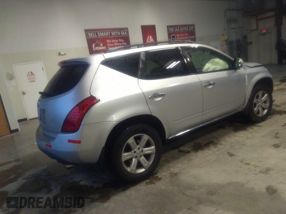 2006 Nissan Murano S z VIN JN8AZ08T66W406626, wystawiony jako IAAI lot #41188958 z przebiegiem Nie podano mil oraz . Historia ofert i sprzedaży dostępna na DreamBid. Obrazek 4.