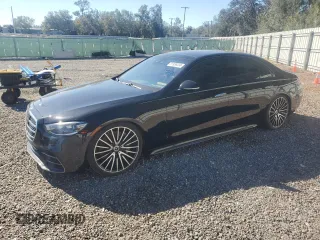 2023 Mercedes-Benz S-Class S 500 with VIN W1K6G6DB5PA174998, listed as a Copart auction lot 81356414 with 18,174 mi miles and Salvage Title. Bid and sale history available at carsss.com. Image 1.